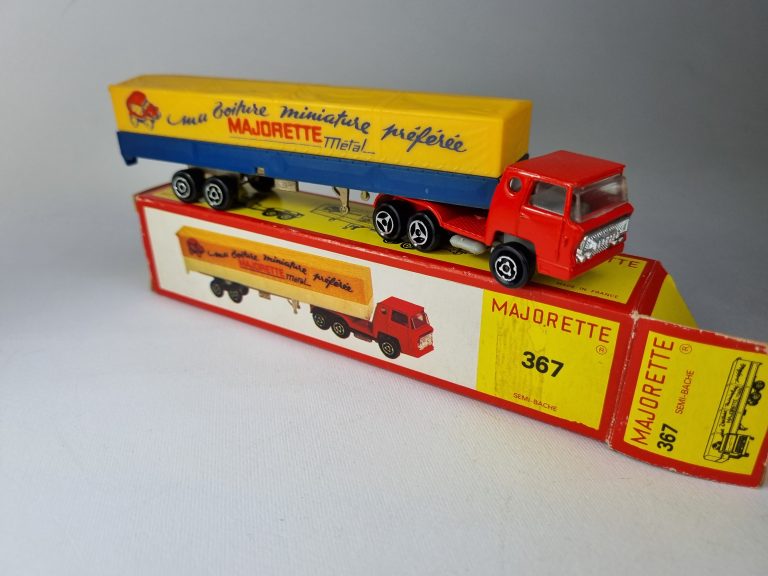 Camion Majorette Bernard Chaines – Miniature Métal 1:100 – Collection état Correct